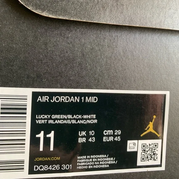 ❌SOLD❌Air Jordan 1 mid lucky green - Picture 13 of 13